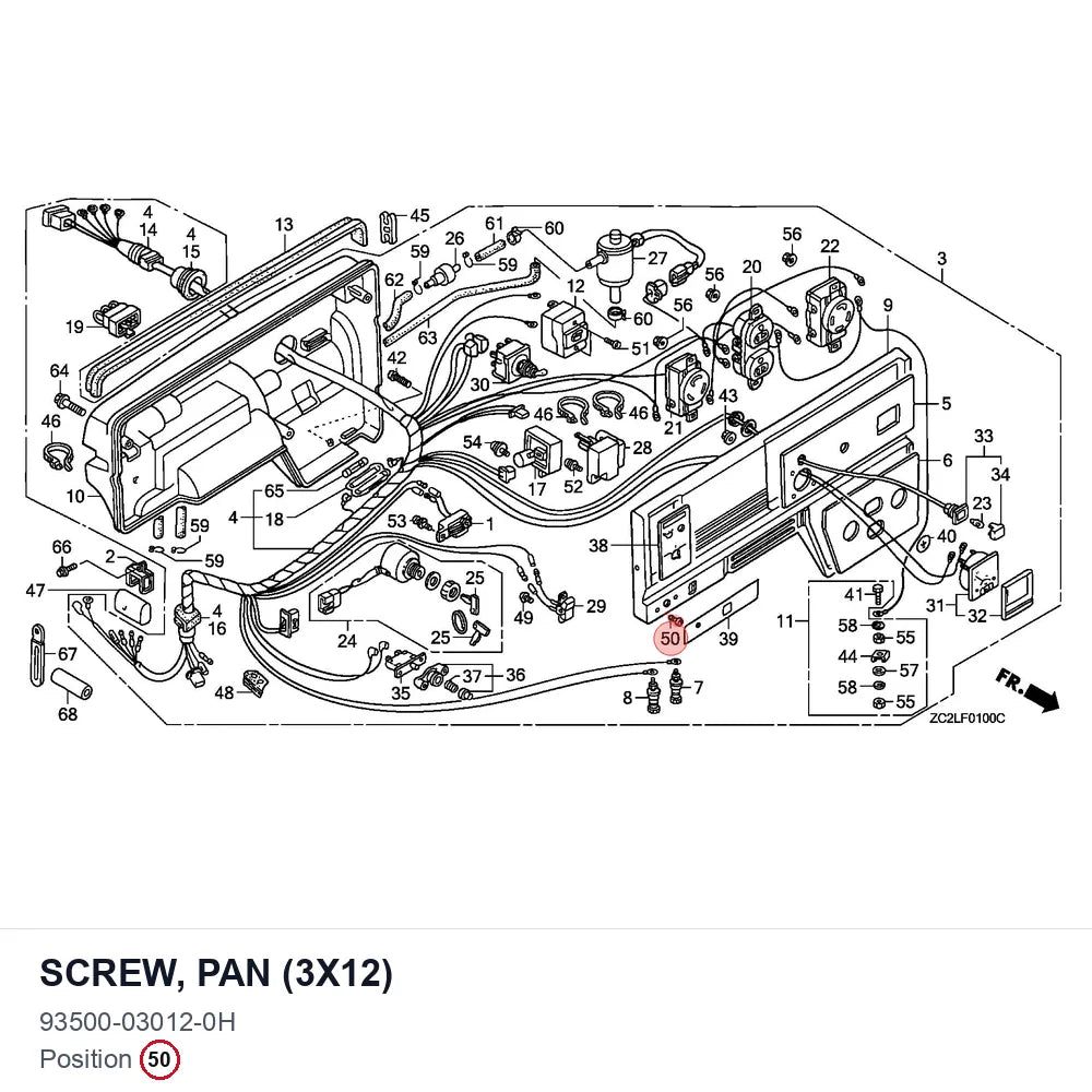 SCREW, PAN (3X12)