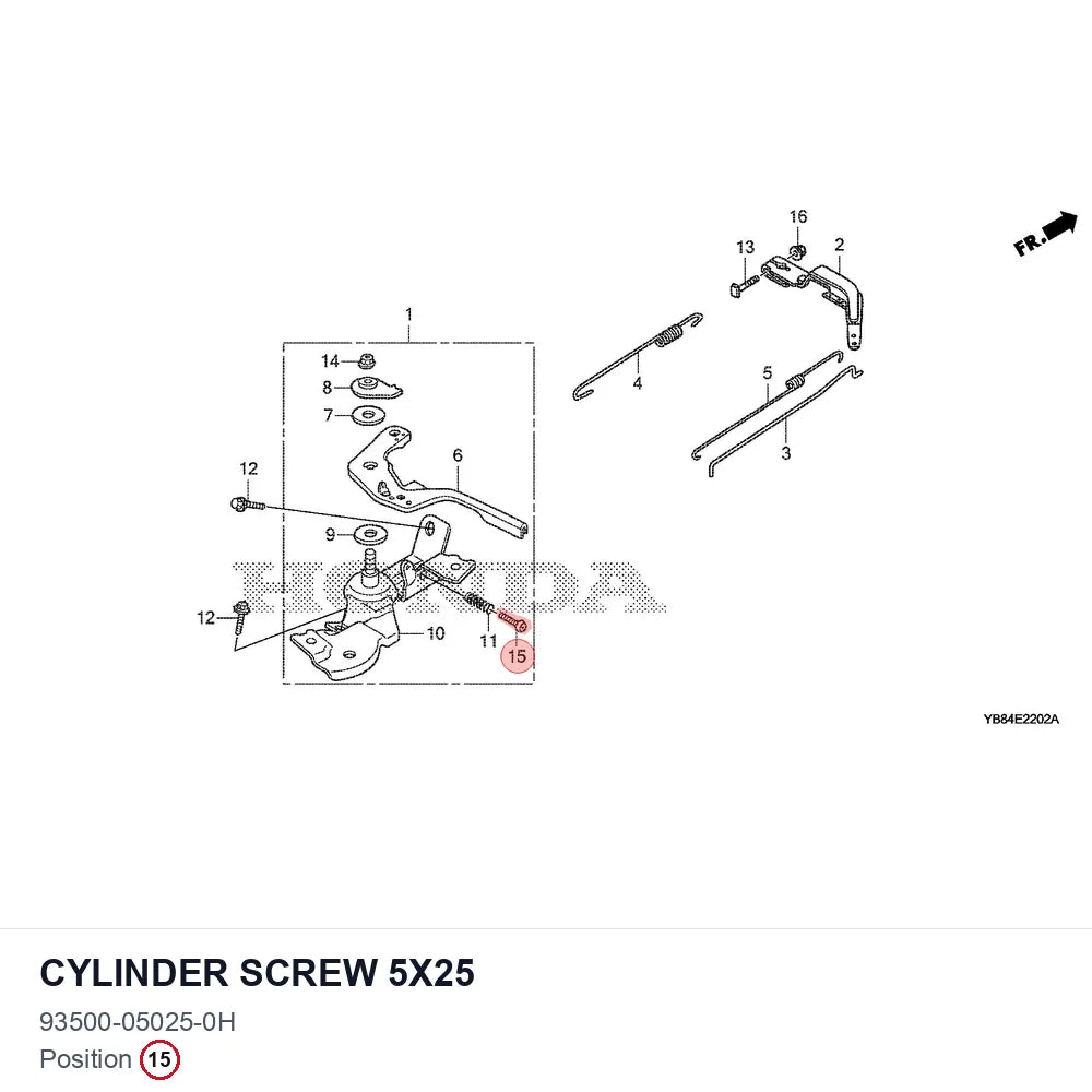 Cylinder screw 5x25