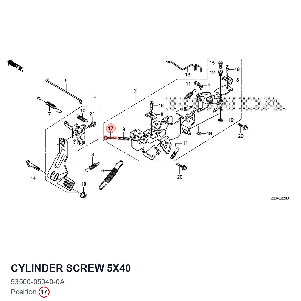 Cylinder screw 5x40