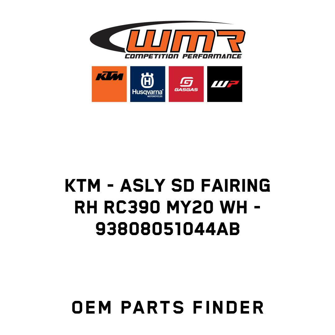 ASLY SD FAIRING RH RC390 MY20 WH