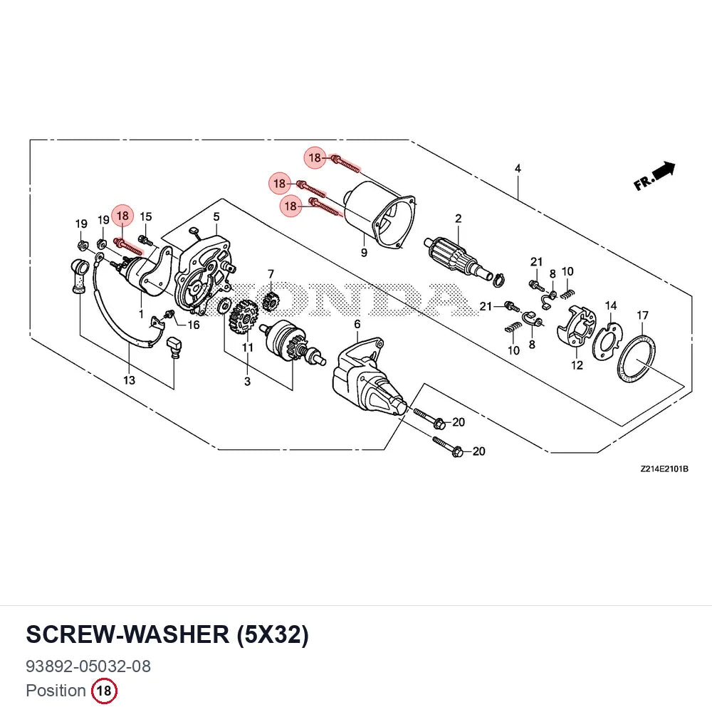 SCREW-WASHER (5X32)