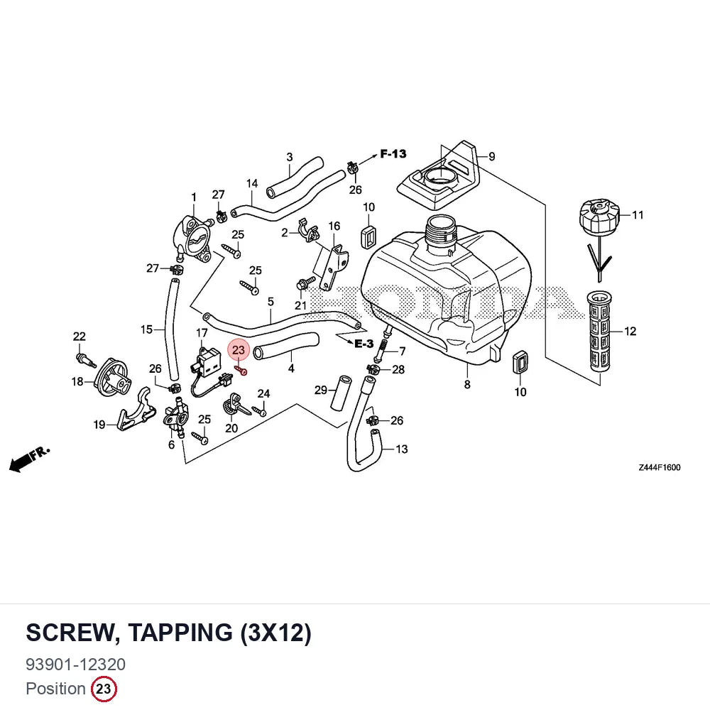 SCREW, TAPPING (3X12)