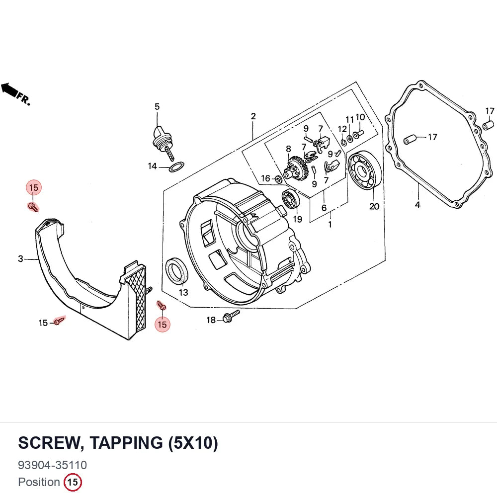 SCREW, TAPPING (5X10)