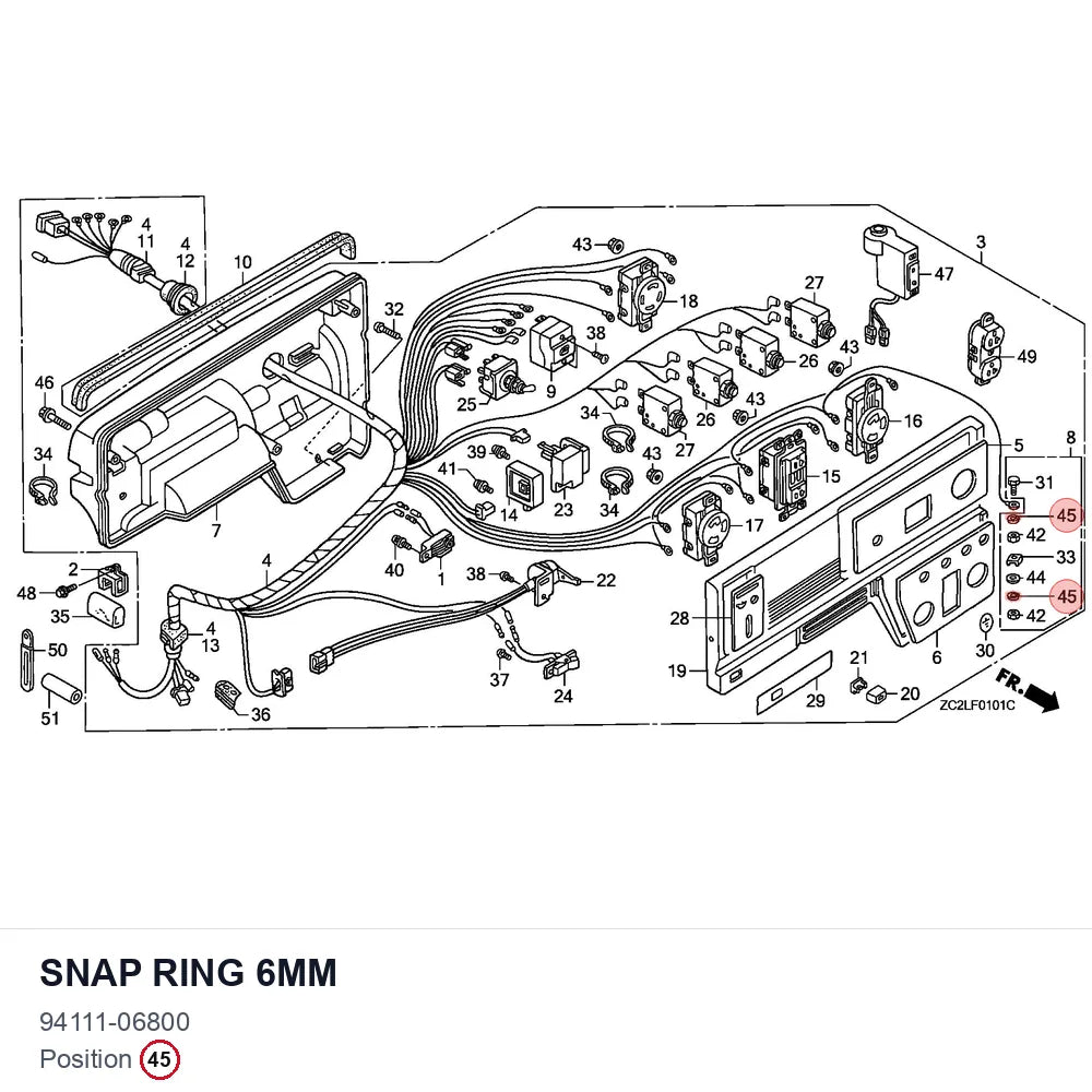 Snap Ring 6mm