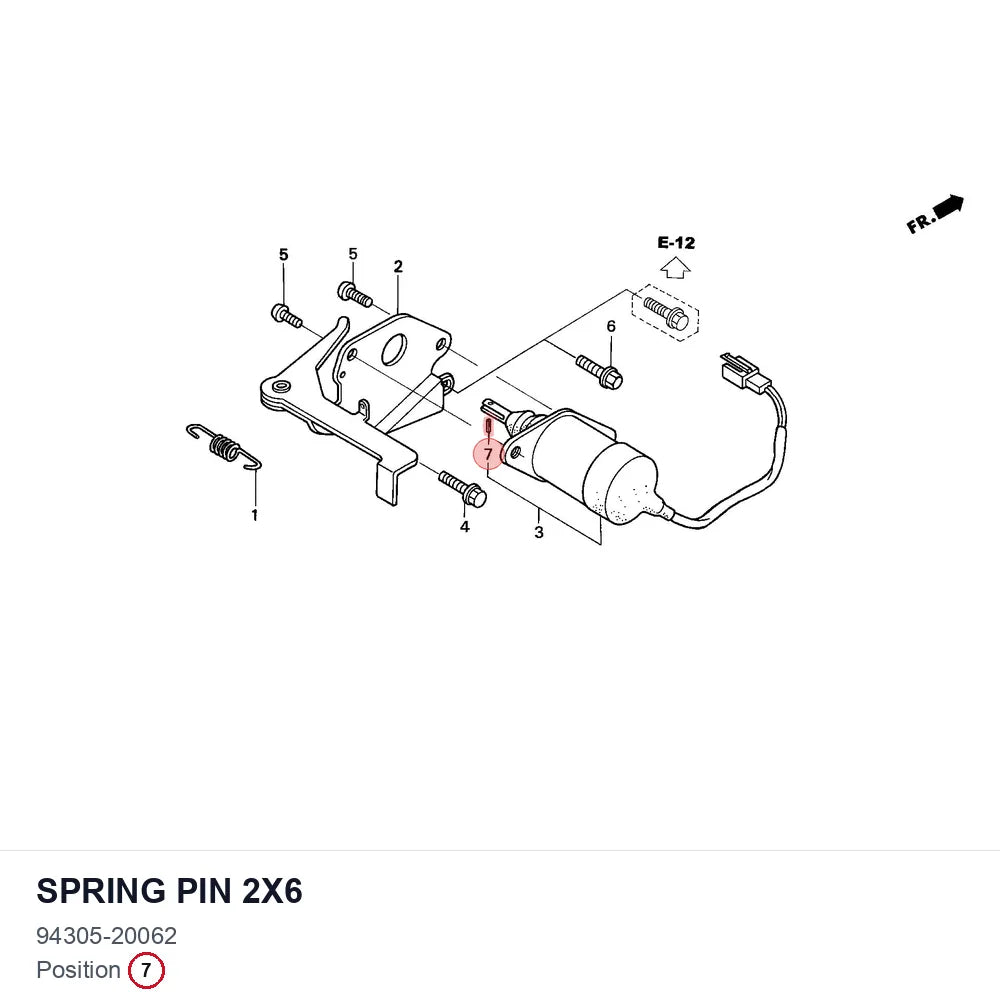 Spring Pin 2x6