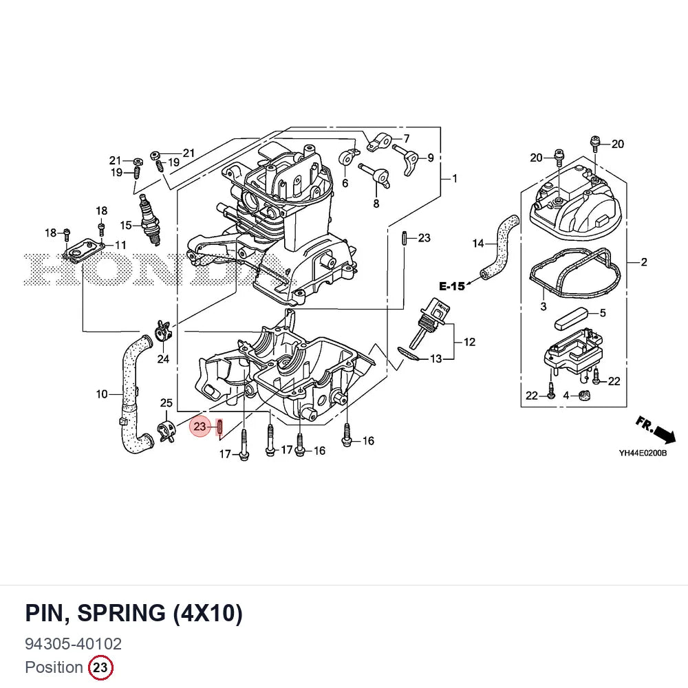 PIN, SPRING (4X10)