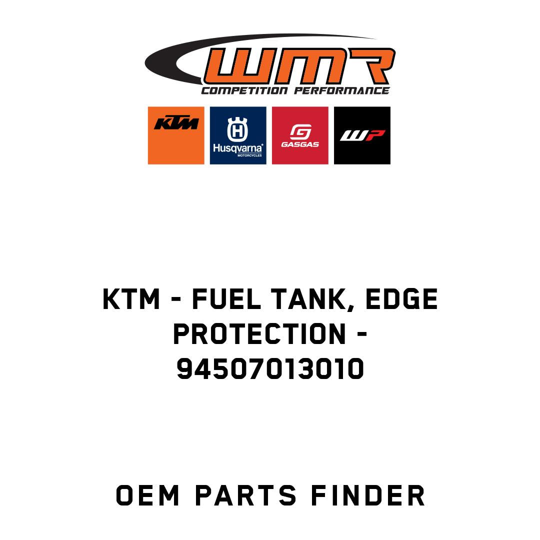 Fuel tank, edge protection