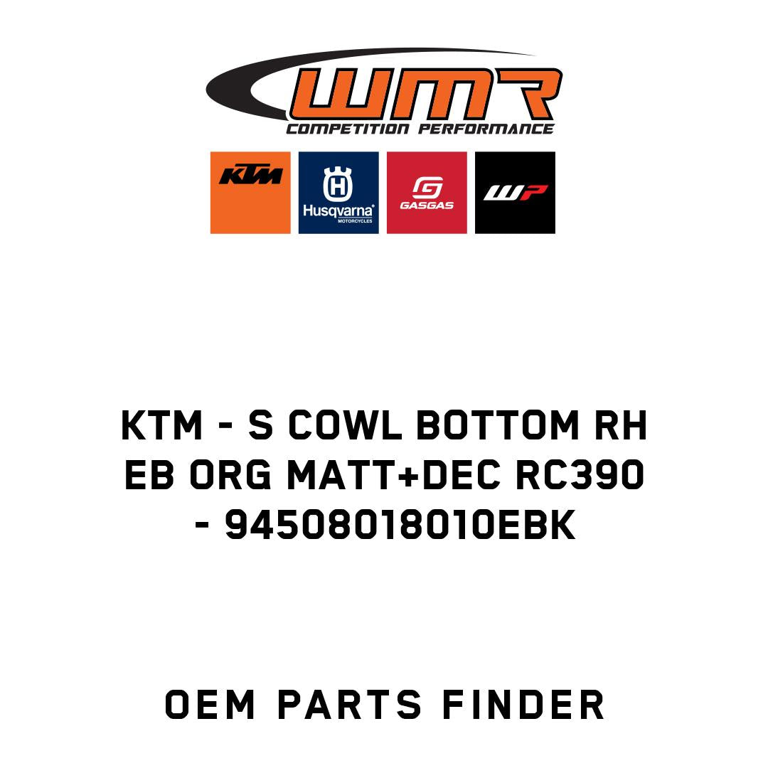 S COWL BOTTOM RH EB ORG MATT+DEC RC390