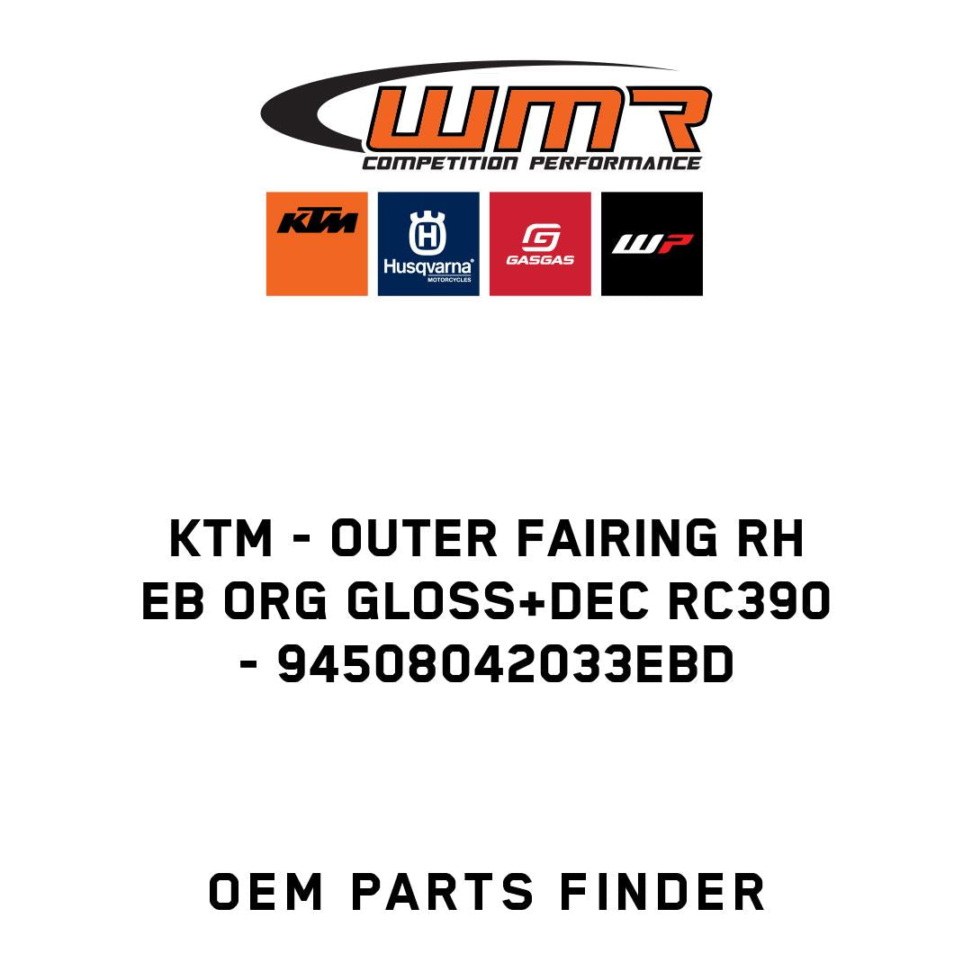 OUTER FAIRING RH EB ORG GLOSS+DEC RC390