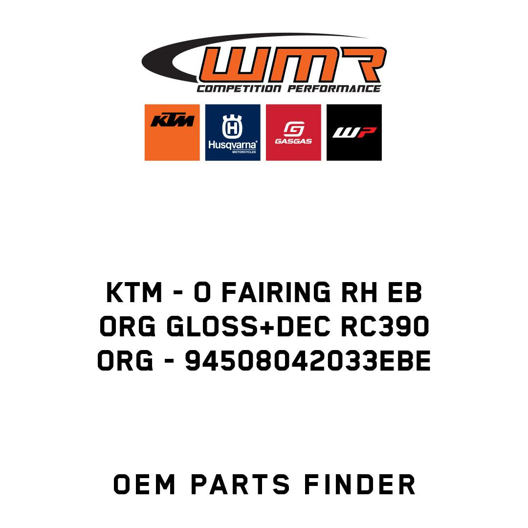 O FAIRING RH EB ORG GLOSS+DEC RC390 ORG