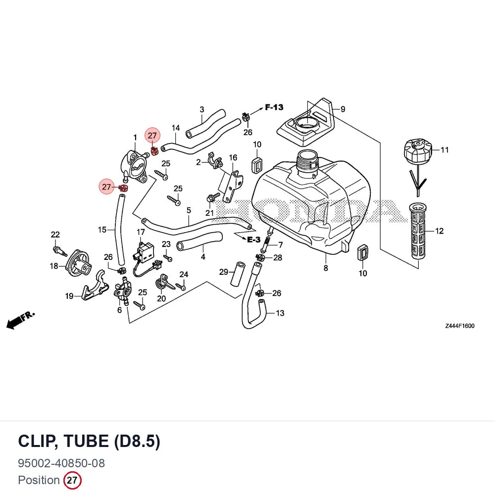 Clip, Tube (D8.5)