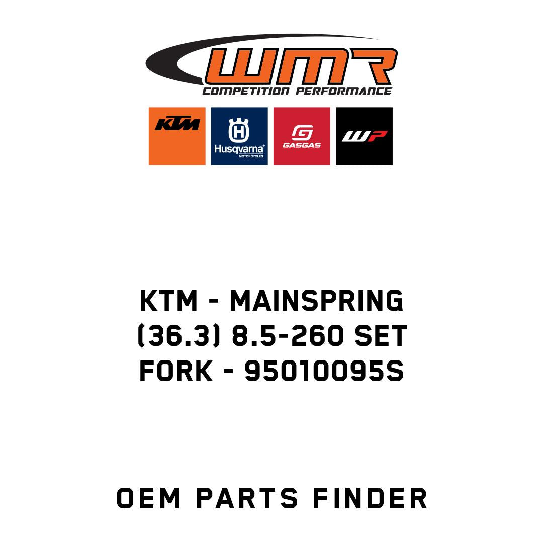 Mainspring (36.3) 8.5-260 Set fork