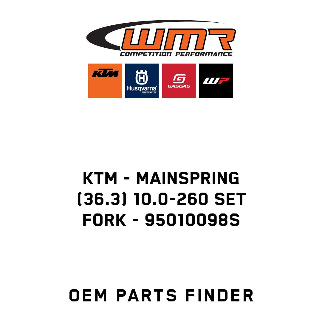 Mainspring (36.3) 10.0-260 Set fork