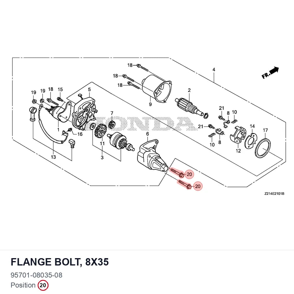 FLANGE BOLT, 8X35