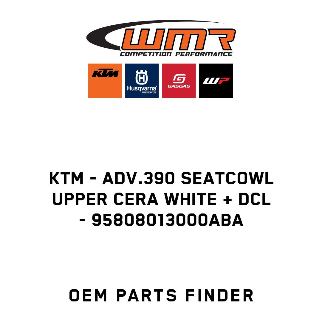 ADV.390 SEATCOWL UPPER CERA WHITE + DCL