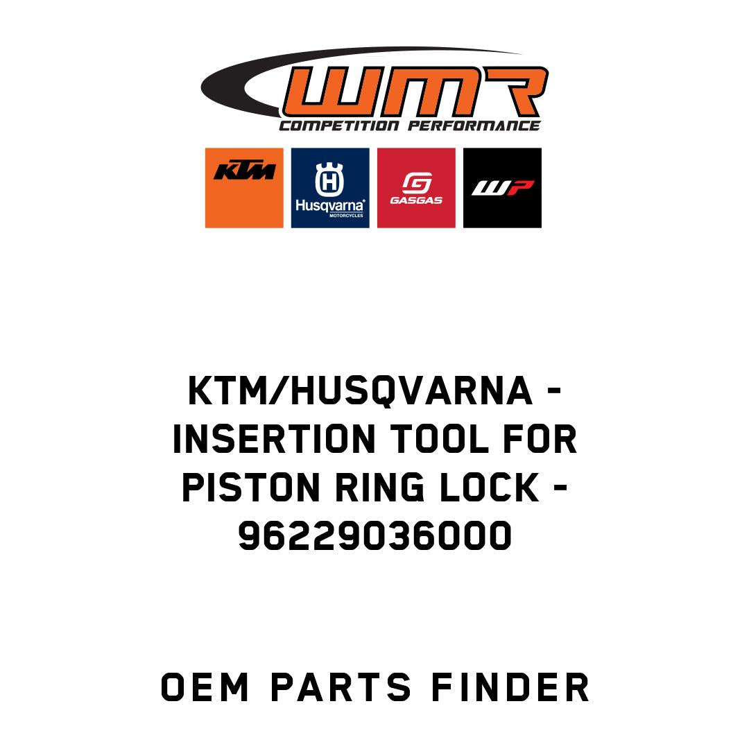 Insertion tool for piston ring lock