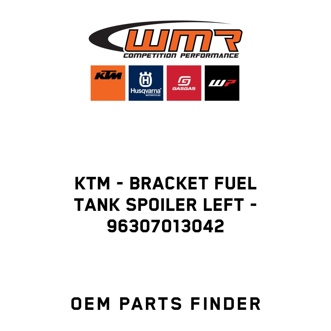 bracket fuel tank spoiler left