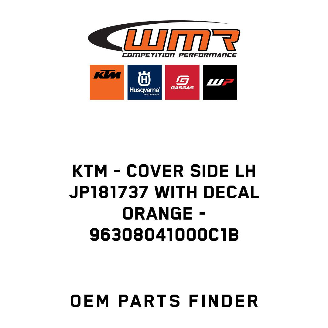 COVER SIDE LH JP181737 WITH DECAL ORANGE