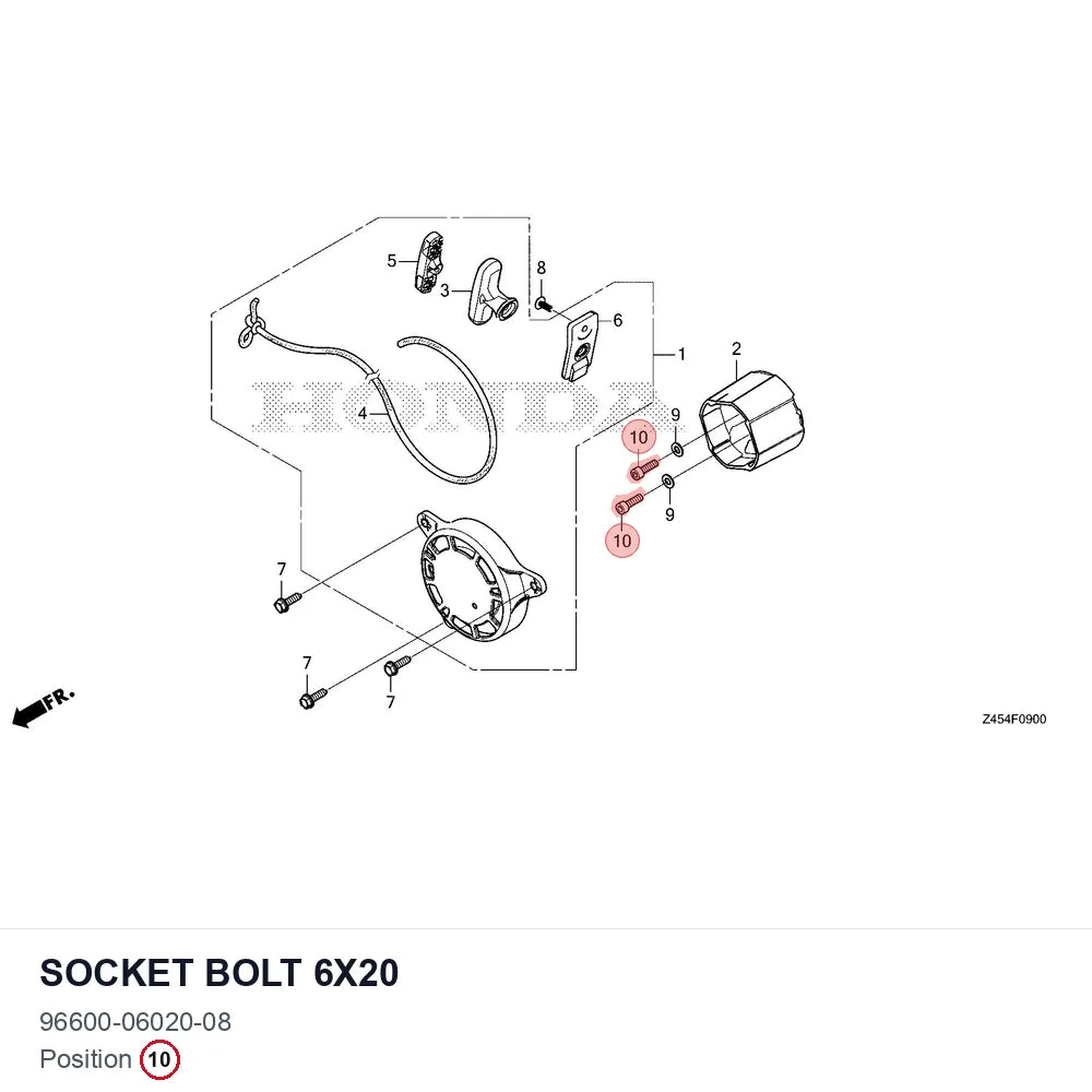 Socket bolt 6X20