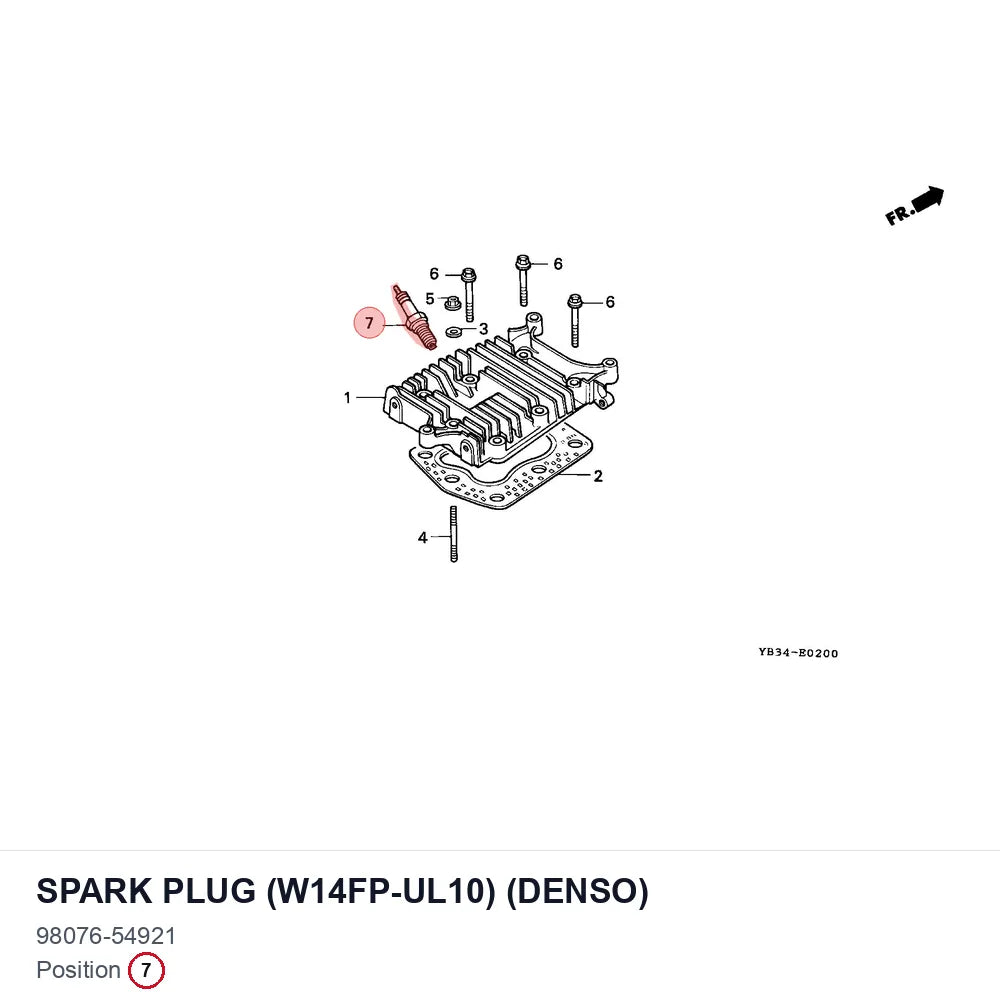 SPARK PLUG (W14FP-UL10) (DENSO)