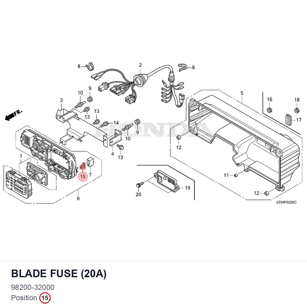 BLADE FUSE (20A)