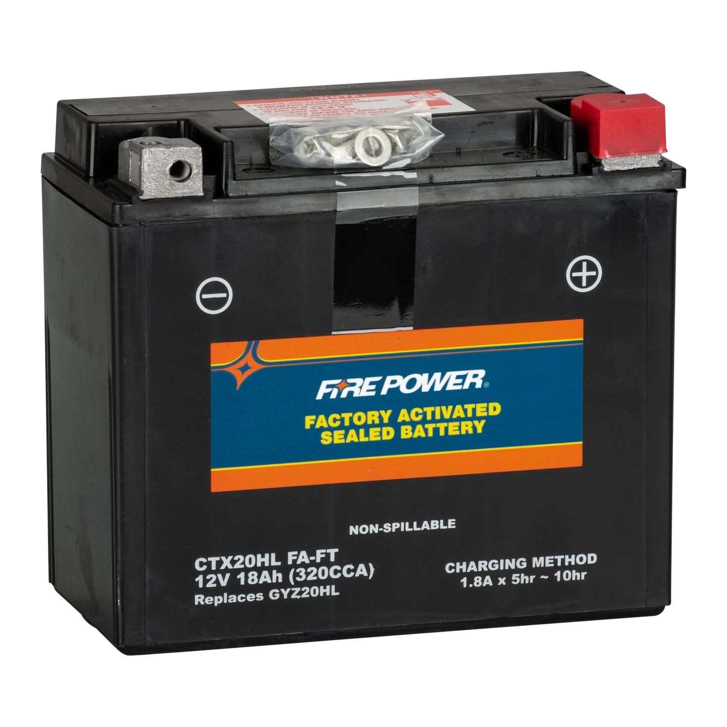 Fire Power Factory Activated Sealed Battery CTX20HL