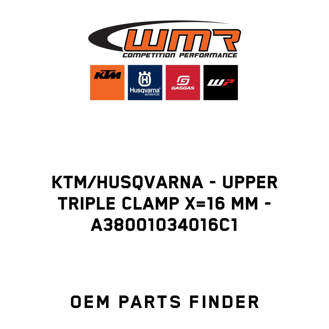 Upper triple clamp X=16 mm