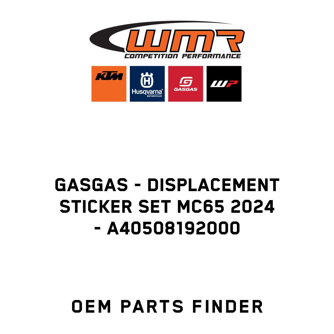 Displacement sticker set MC65 2024