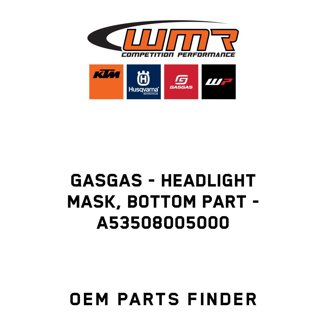 Headlight mask, bottom part