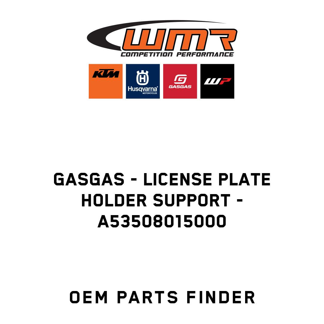 License plate holder support