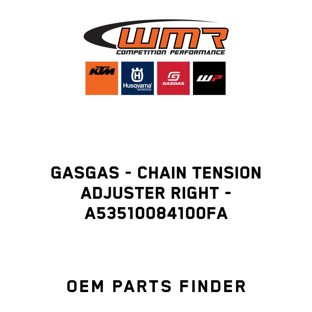 Chain tension adjuster right