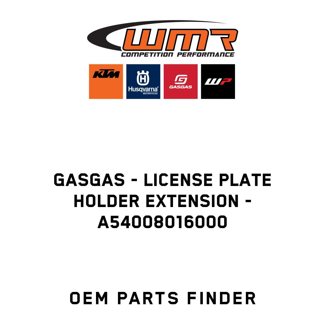 License plate holder extension