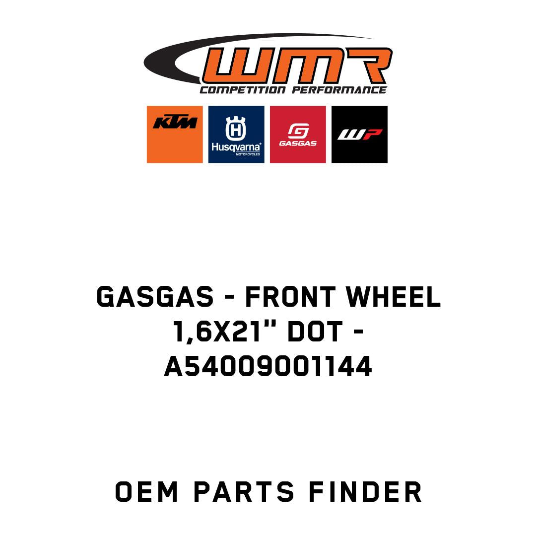 Front wheel 1,6x21" DOT