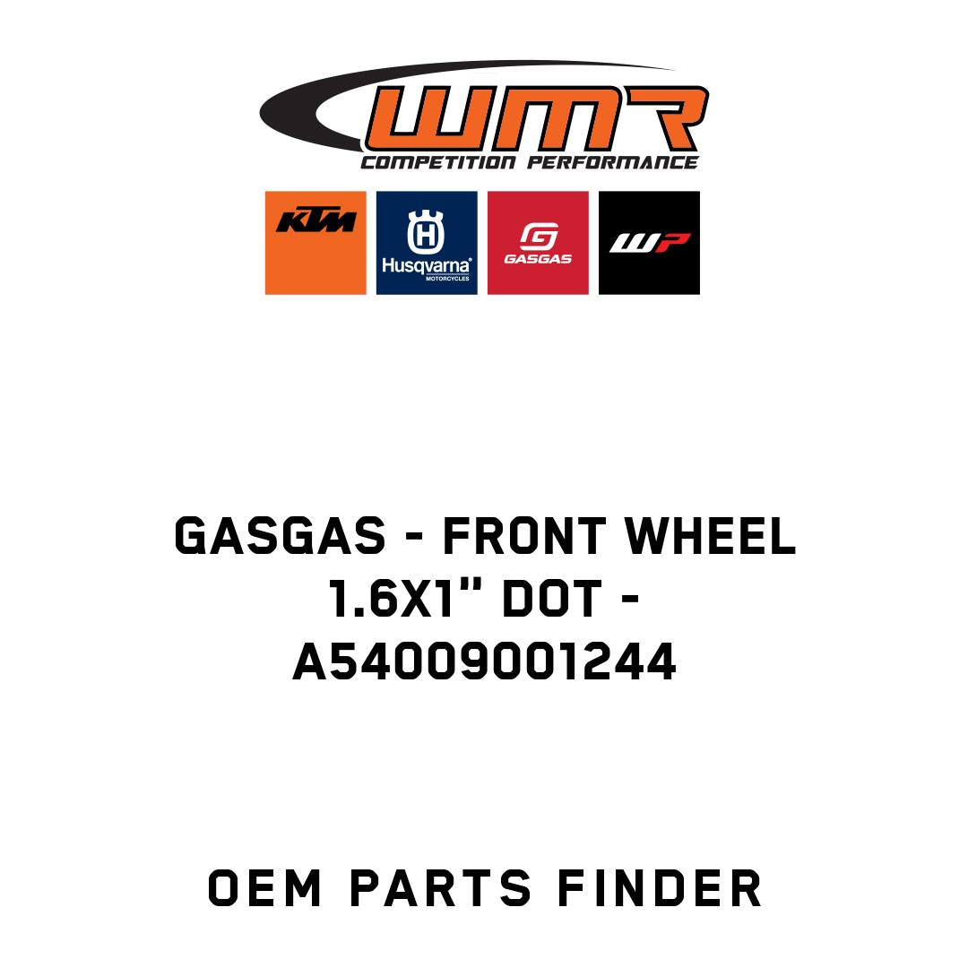 Front wheel 1.6x1" DOT