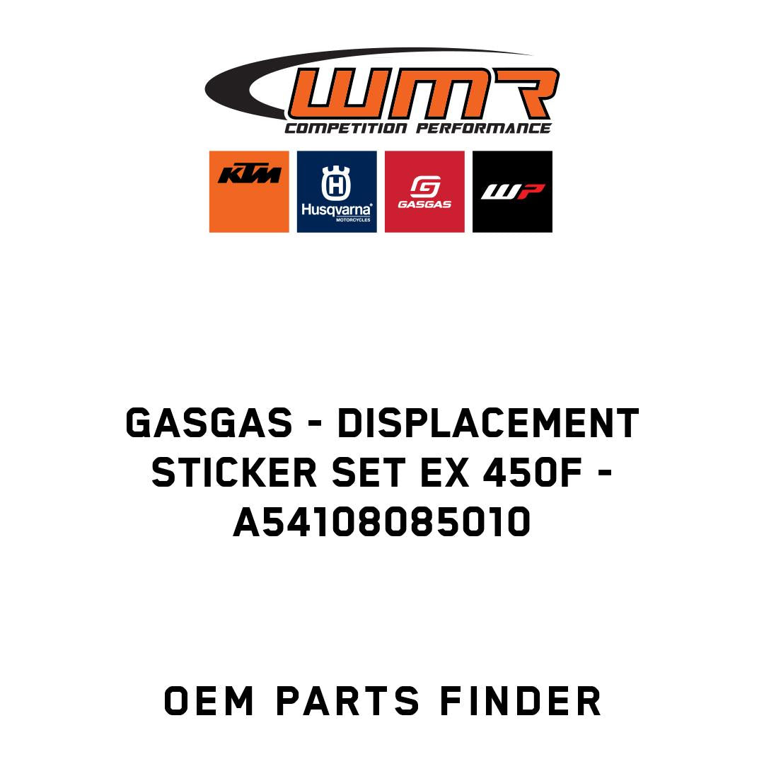 Displacement sticker set EX 450F
