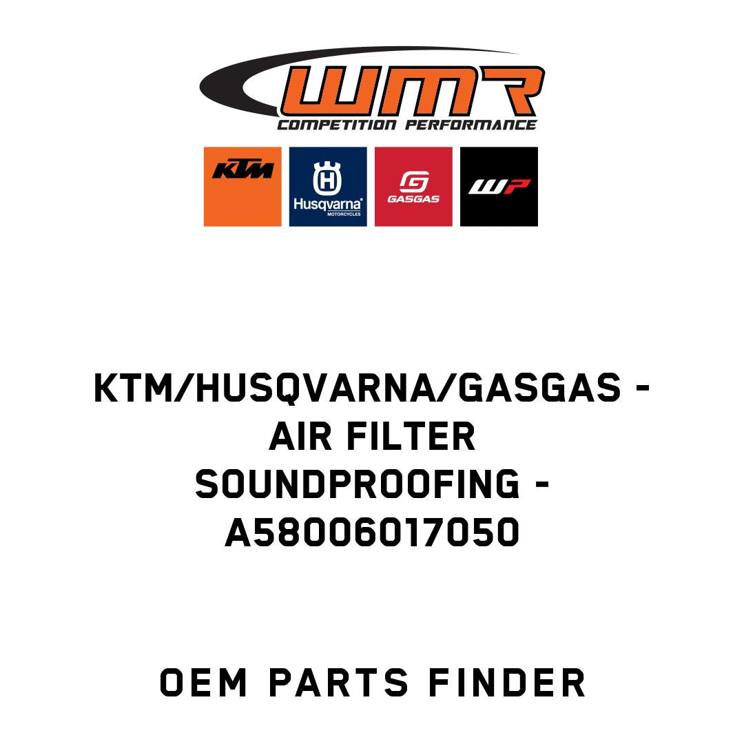Air filter soundproofing