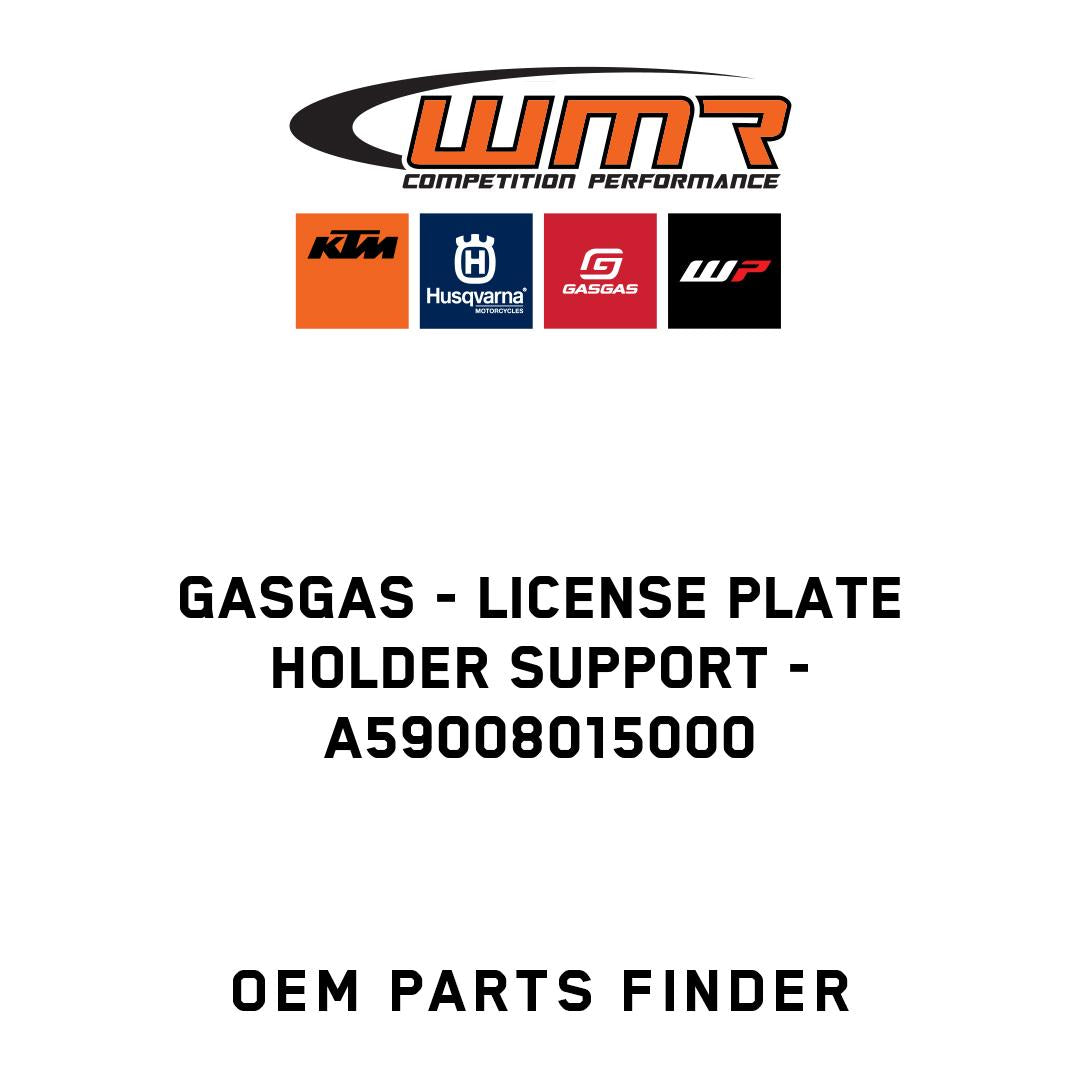 License plate holder support