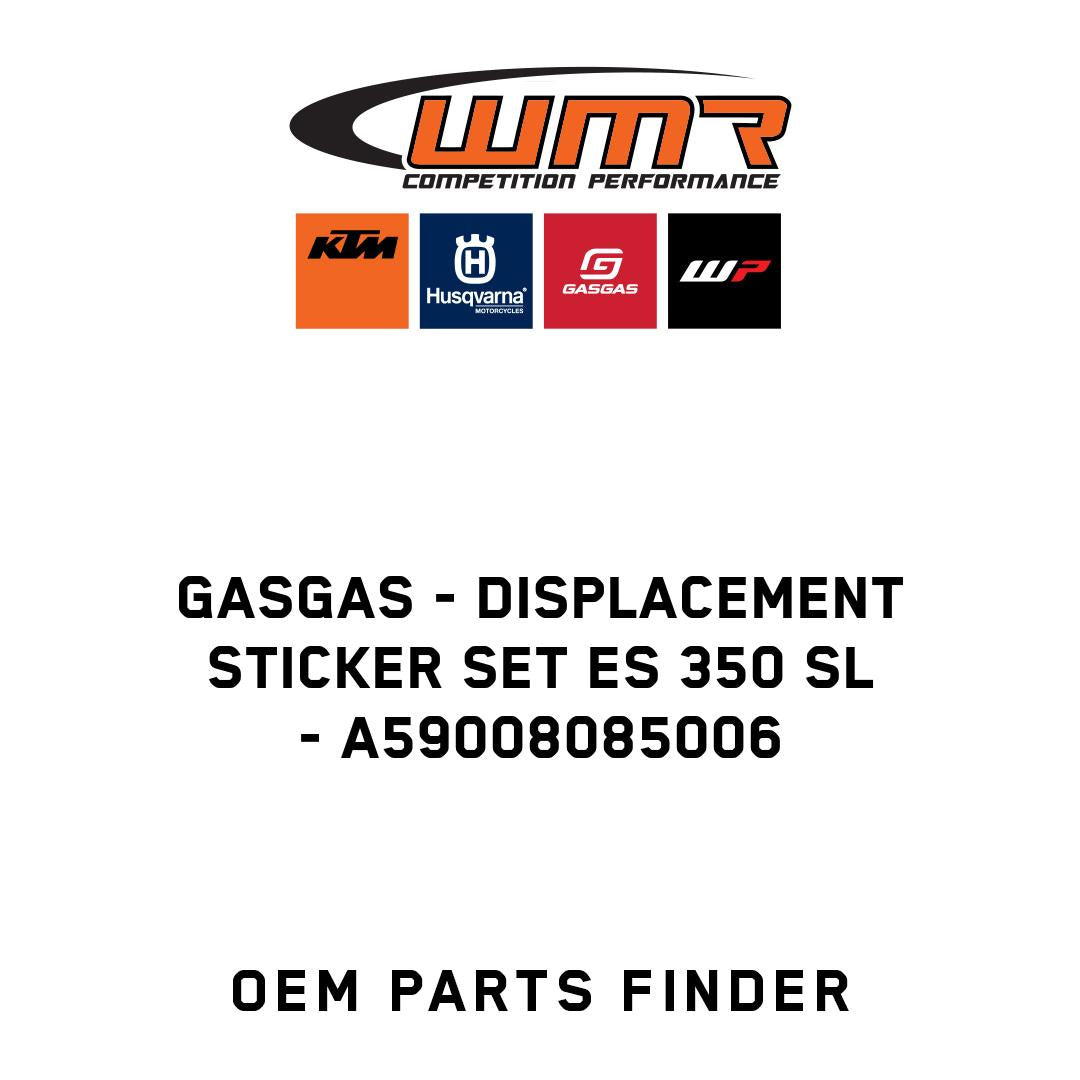 Displacement sticker set ES 350 SL