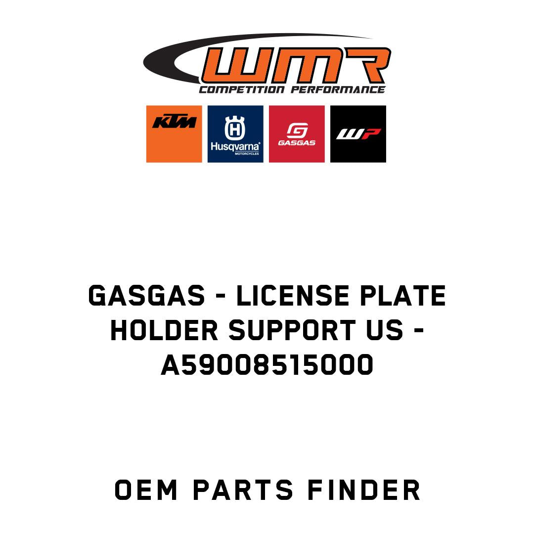 License plate holder support US
