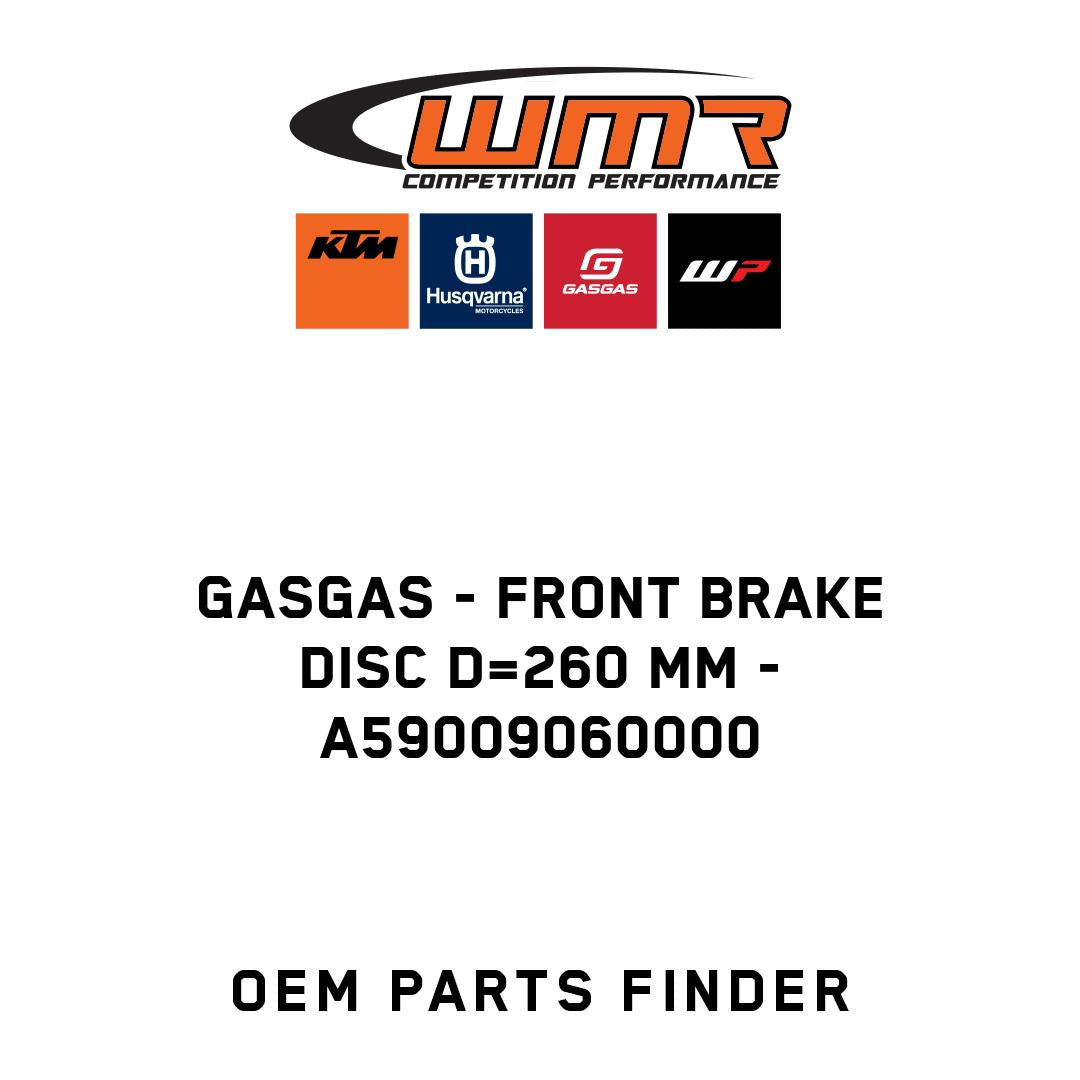 Front brake disc D=260 mm