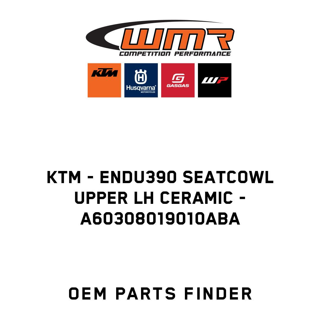 ENDU390 seatcowl upper LH ceramic