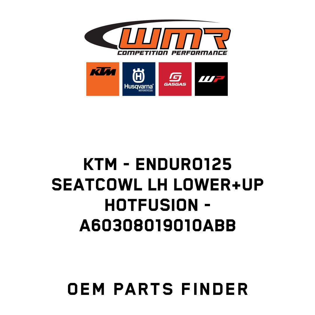 ENDURO125 SEATCOWL LH LOWER+UP HOTFUSION