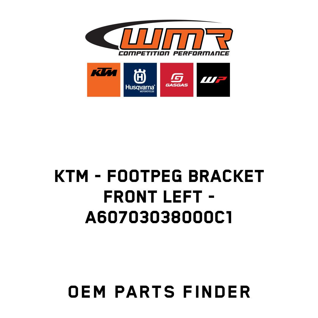 Footpeg bracket front left