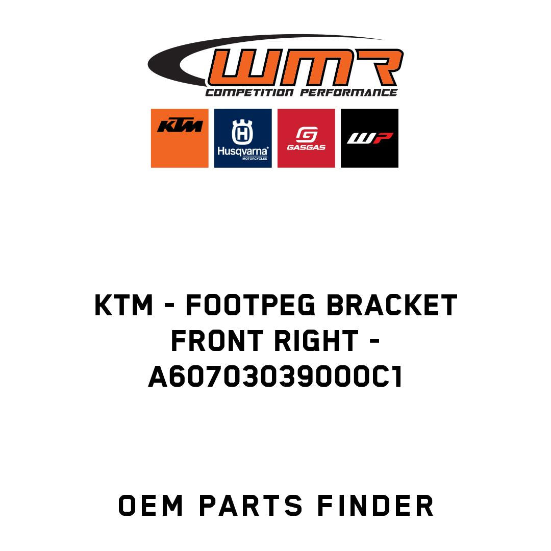 Footpeg bracket front right