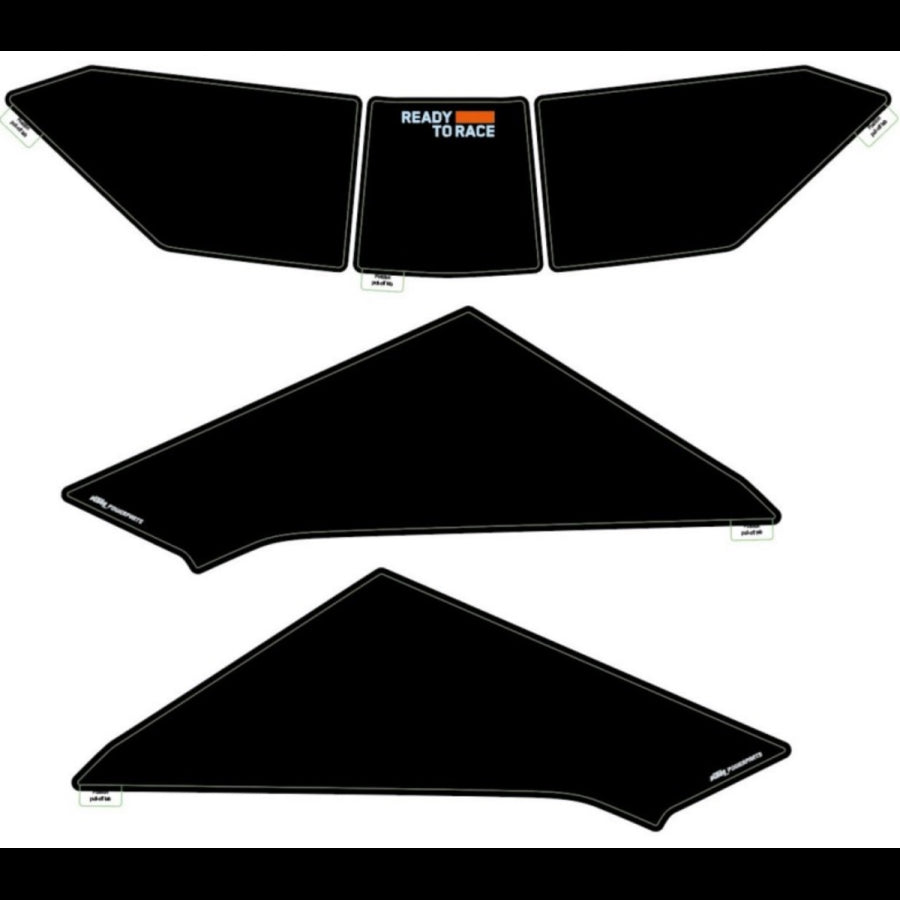 Fuel tank protection sticker kit