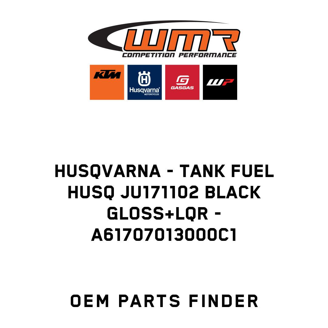 TANK FUEL HUSQ JU171102 BLACK GLOSS+LQR