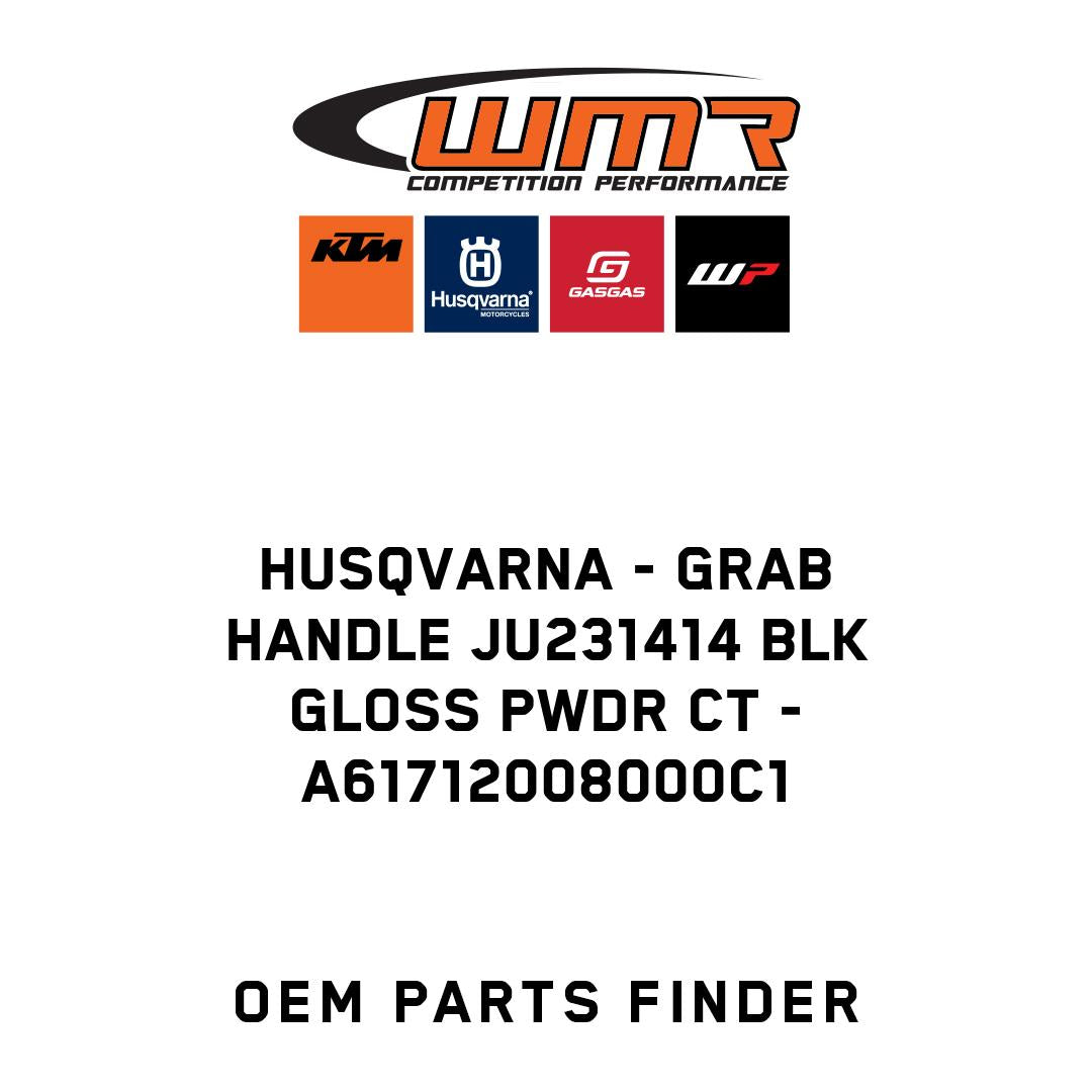 GRAB HANDLE JU231414 BLK GLOSS PWDR CT