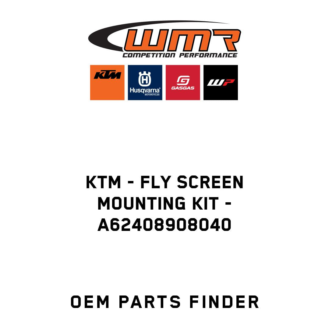 Fly screen mounting kit