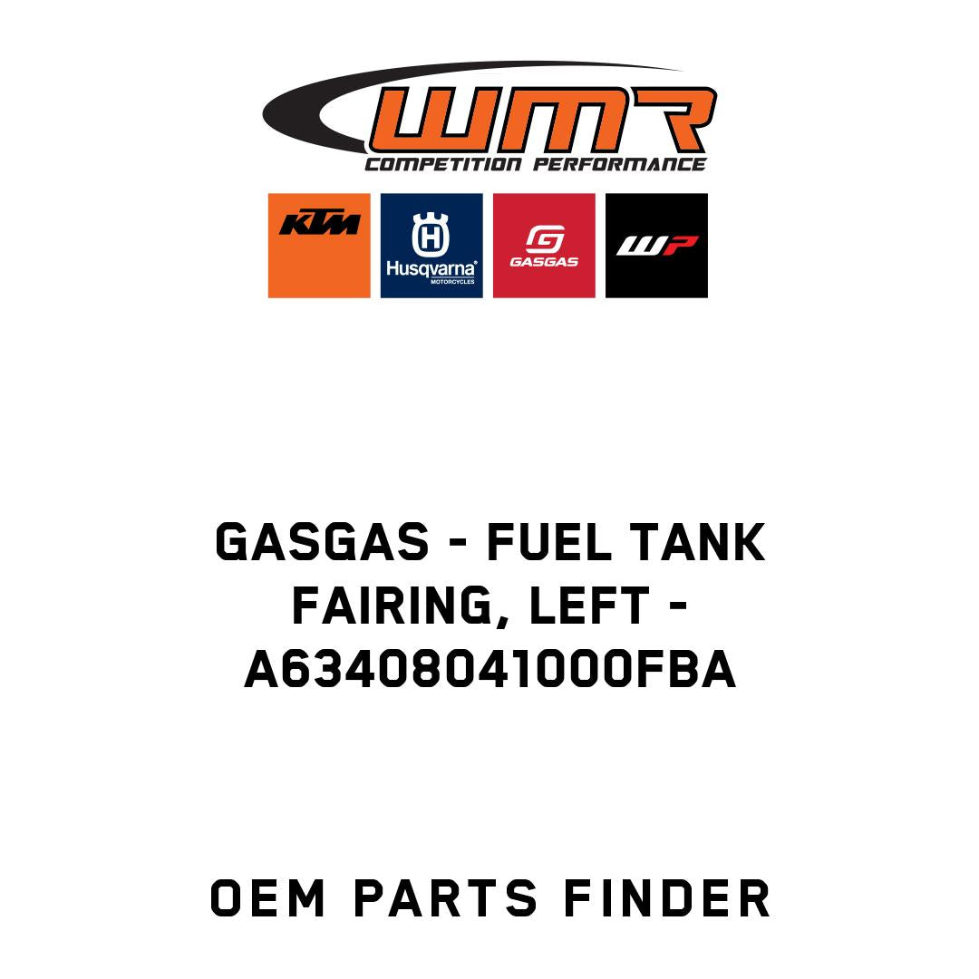 Fuel tank fairing, left