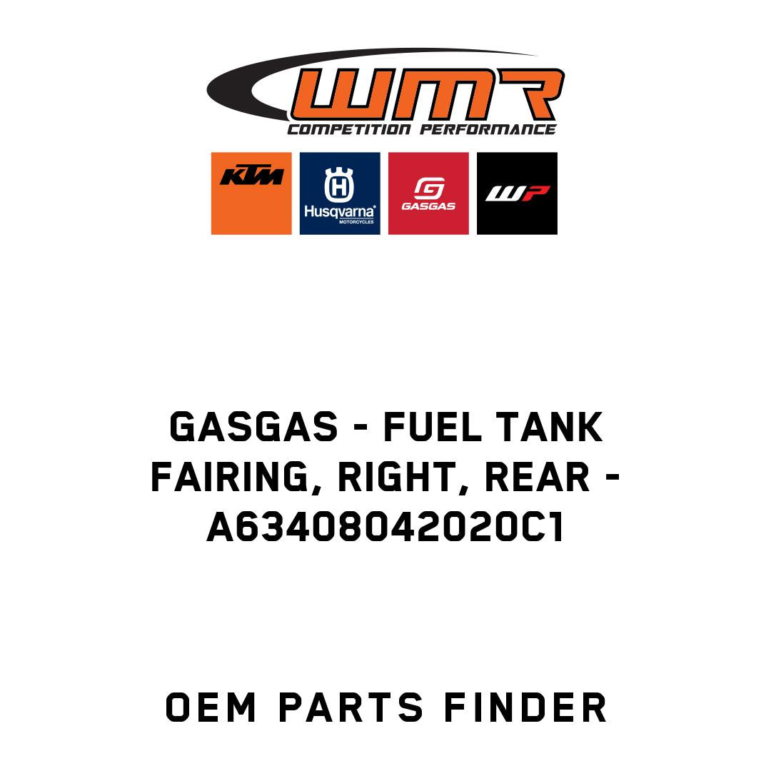 Fuel tank fairing, right, rear